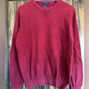 Tommy Hilfiger Red Crew Neck